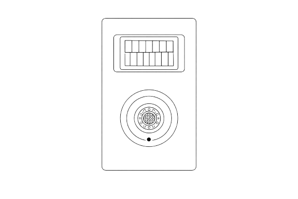 Detektor pohybu schéma